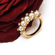 Ring 'Five Pearls of Grace'